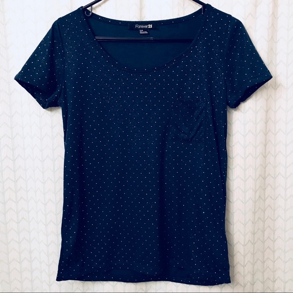 navy blue sparkly tops